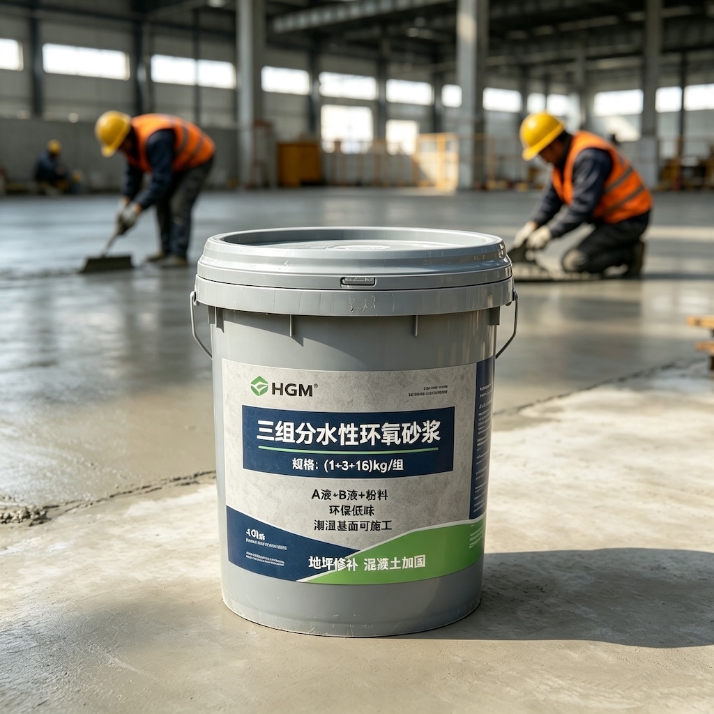 威远三组份水性环氧砂浆